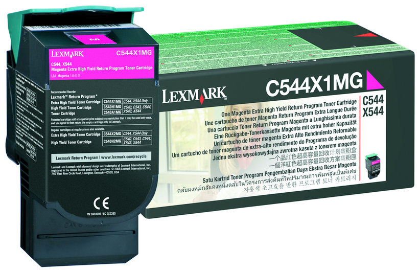 Toner zwrotny Lexmark C/X magenta