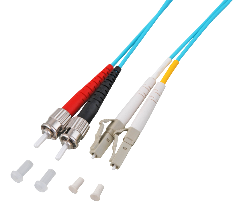 FO Duplex Patch Cable LC-ST 50µ 10m