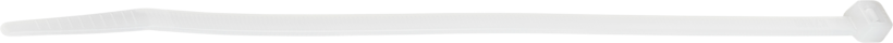 Łącznik kabli 203x4mm(L+B)1000szt, biały