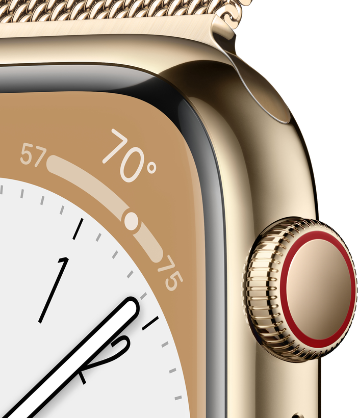 Apple Watch S8 GPS+LTE 41mm acero oro