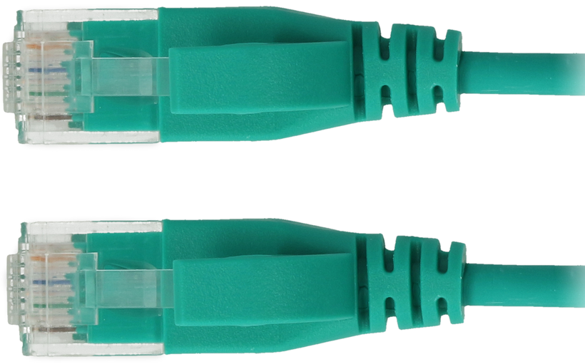 Patch Cable RJ45 U/UTP Cat6a 7.5m Green