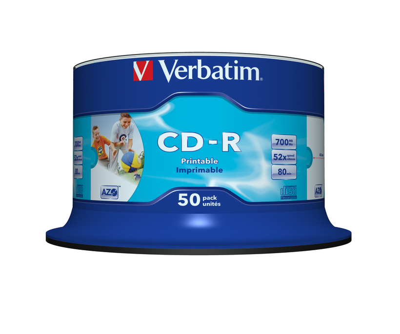 Verbatim CD-R80/700 52x Inkjet SP(50)