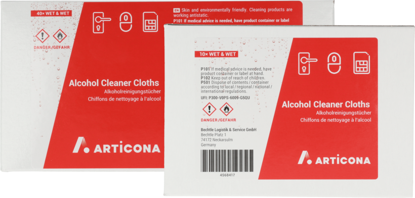 ARTICONA Alcohol-based Cleaner Cloth 40x