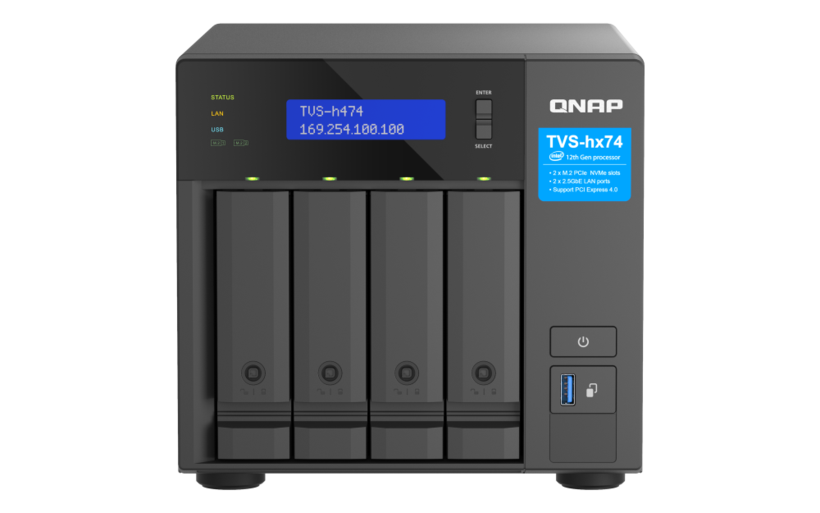 QNAP TVS-h474 8GB 4-bay NAS