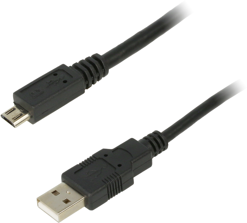 Kabel USB 2.0 k.(A)-k.(microB) 5 m