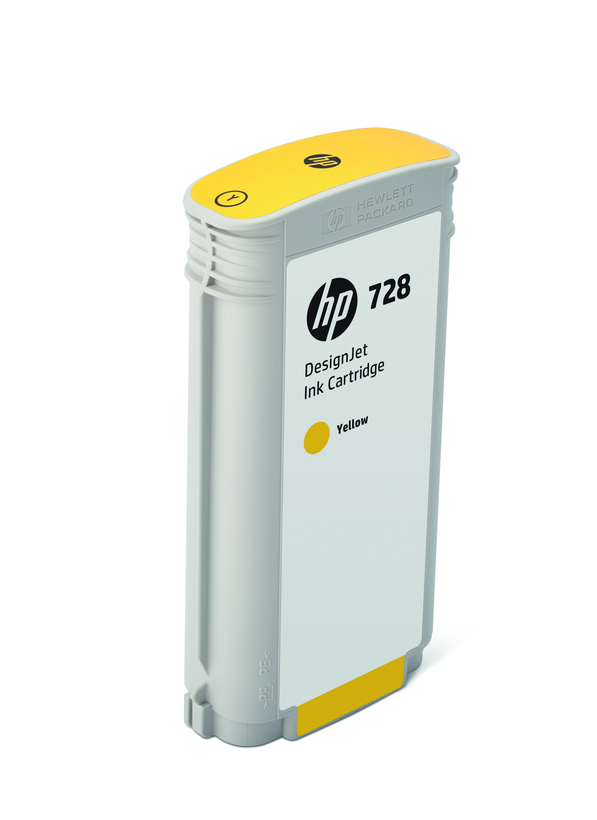 HP 728 tinta 130 ml, sárga