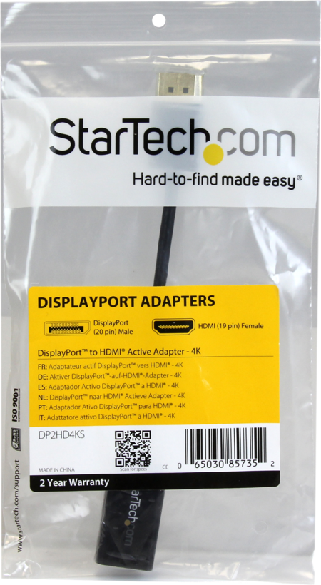 Adaptador DisplayPort - HDMI StarTech