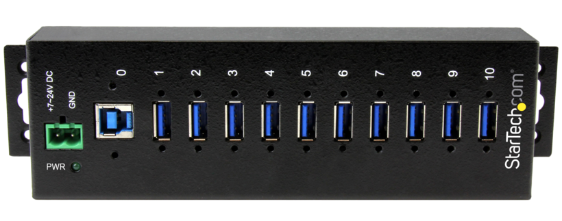 Hub USB 3.0 StarTech 10 ports, en métal