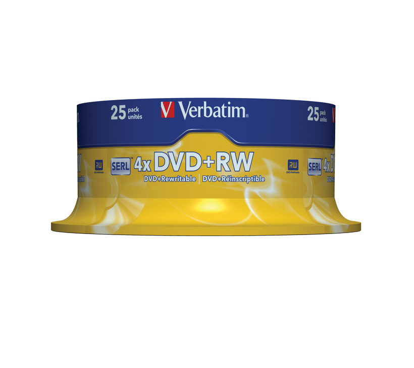 Verbatim DVD+RW 4,7GB 4x szpula(25)