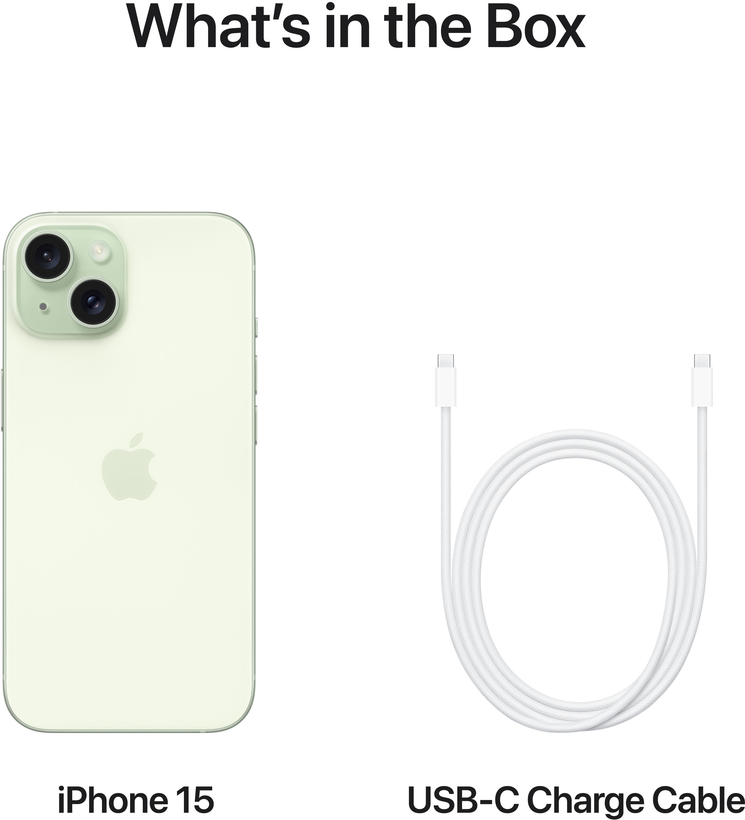 Apple iPhone 15 256 Go, vert