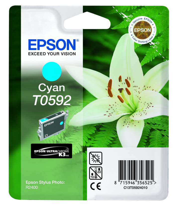 Encre Epson T0592, cyan