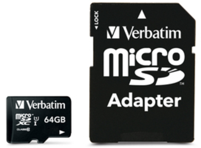 Scheda micro SDXC 64 GB Verbatim Premium