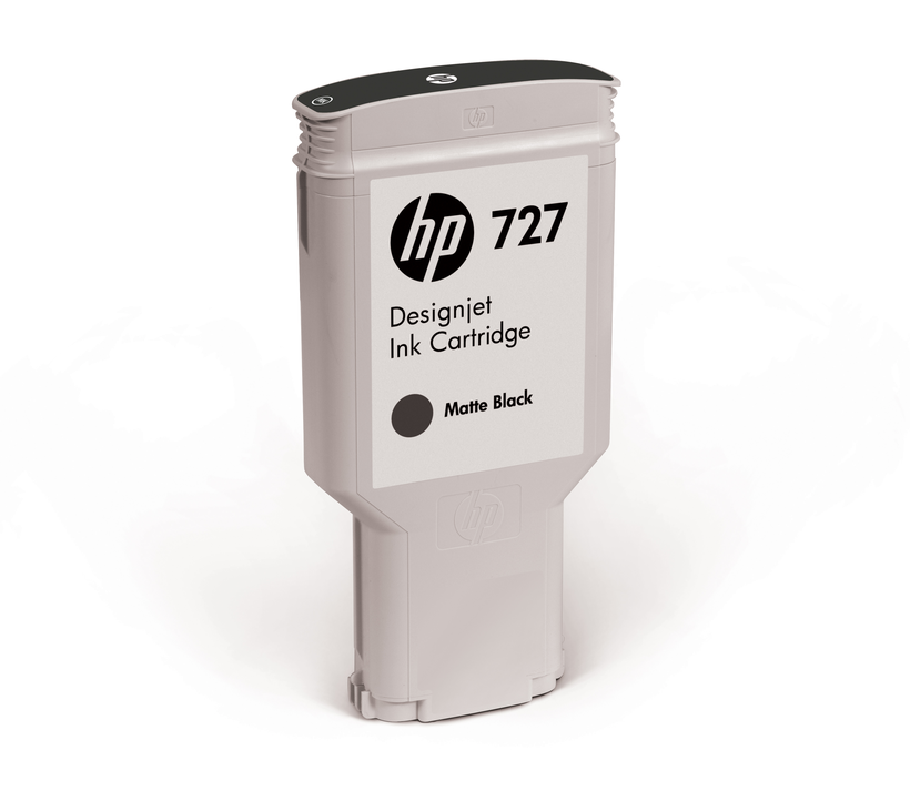 HP 727 Tusz 300 ml, czarny mat.