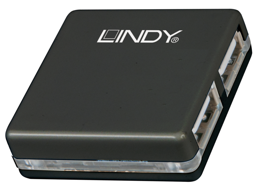 Lindy 4-portowy minikoncentrator USB 2.0