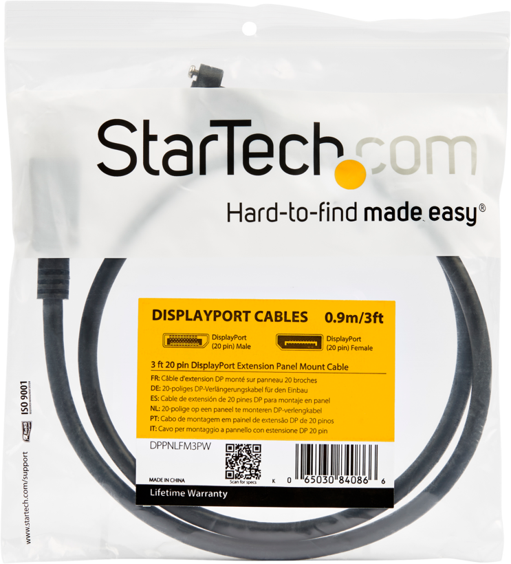 StarTech DisplayPort hossz. kábel 0,9 m