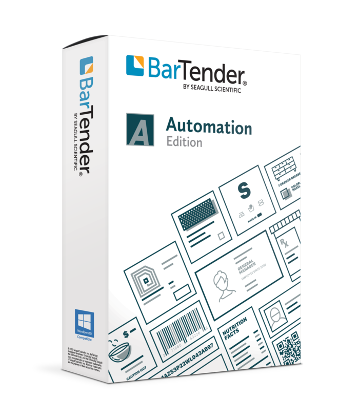 BarTender Automation Application License + 2 Printers