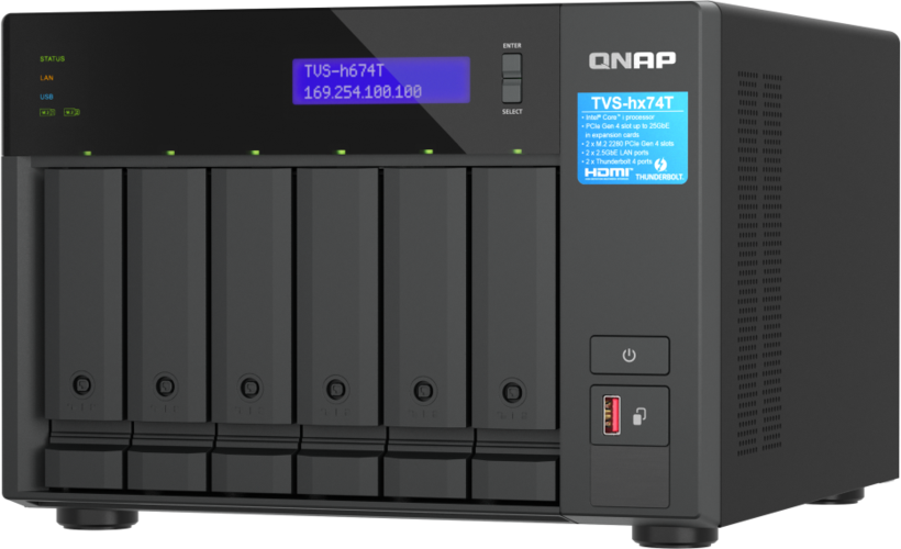 NAS QNAP TVS-h674T 32 GB 6 bahías