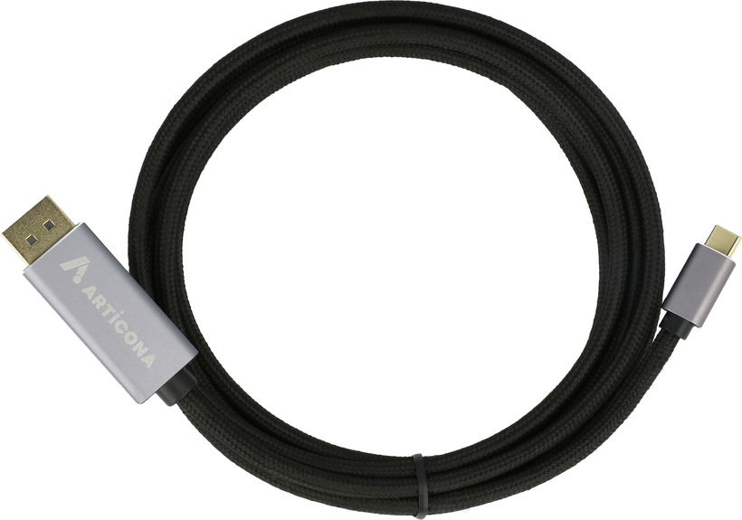 Cable USB tipo C m. - DisplayPort m. 3 m