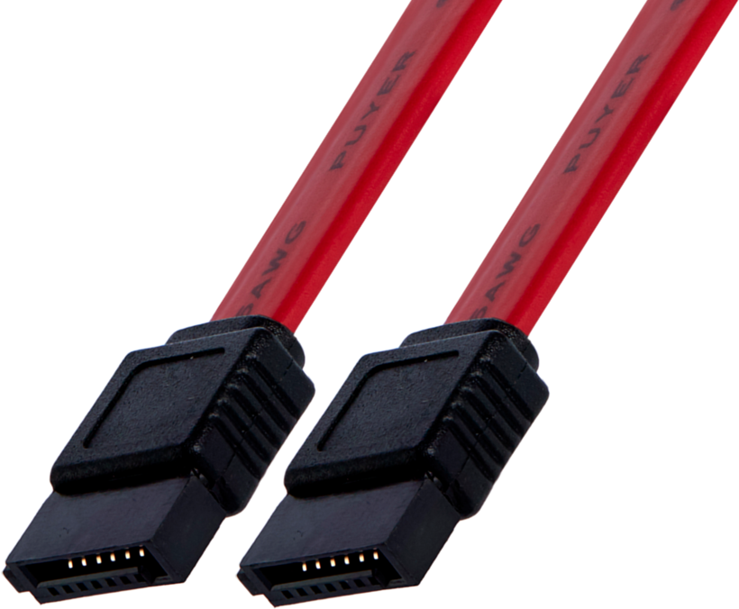 Câble SATA m.-SATA m. interne 0,3m rouge