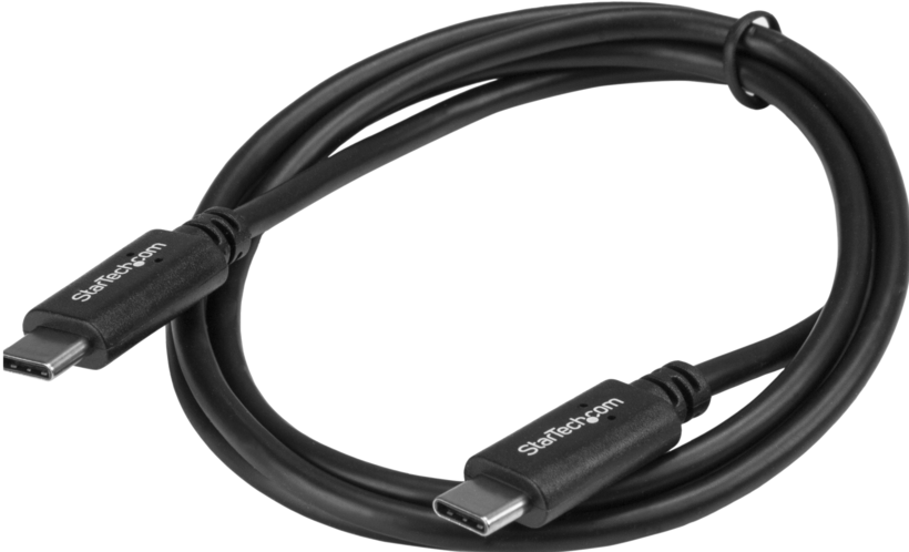 Cable USB 2.0 m(C)-m(C) 1 m, negro