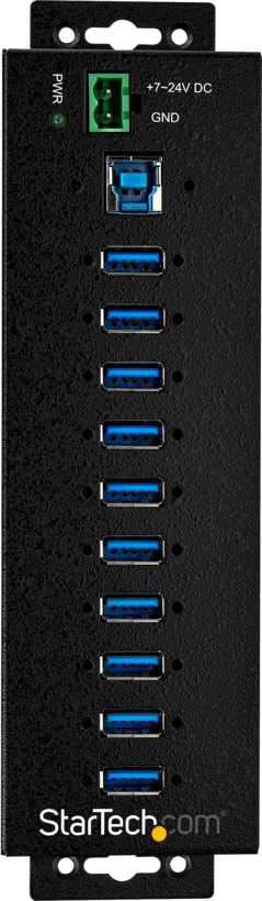 Hub USB 3.0 StarTech industrial 10 p.