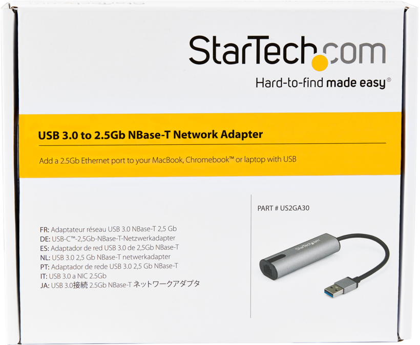 Adaptador USB 3.0 - 2,5 Gigabit Ethernet