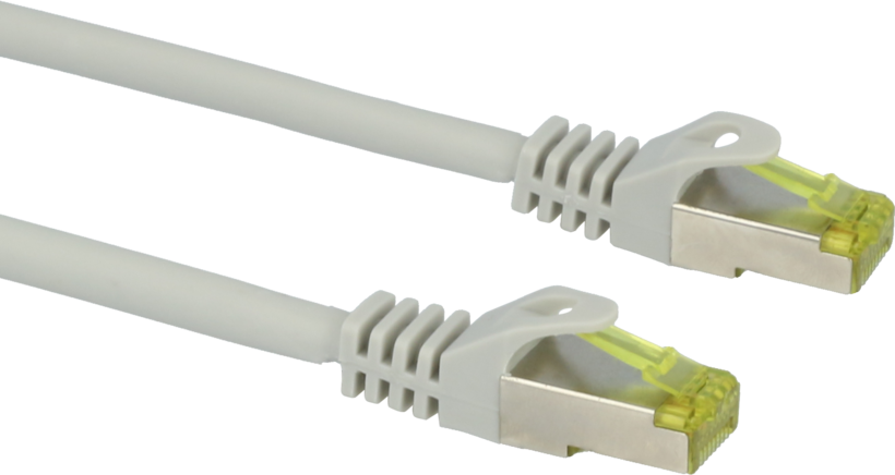 Câble patch RJ45 S/FTP Cat6a, 5 m, gris