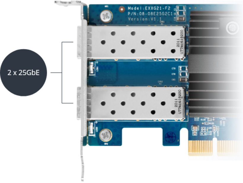 Scheda add-in SFP28 25 GbE Synology