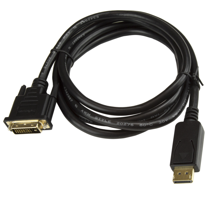 Câble DisplayPort m. - DVI-D m., 1,8 m