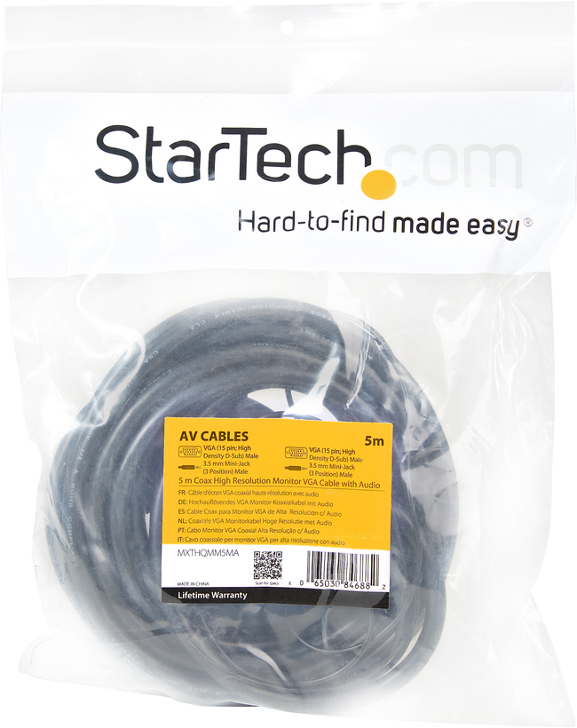 StarTech VGA Kabel + Audio 5 m