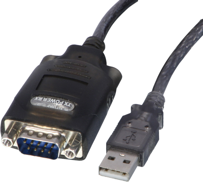 Adapt. DB9 m. (RS232)-USB tipo A m. 1,1m