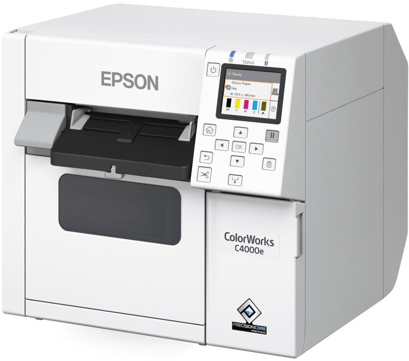 Epson ColorWorks C4000 matt-fk. tintával