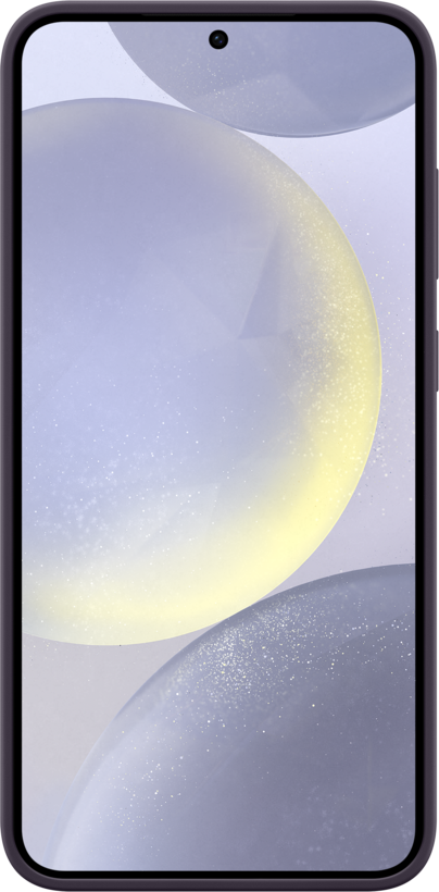 Capa Samsung S24+ Silicone, violeta esc.