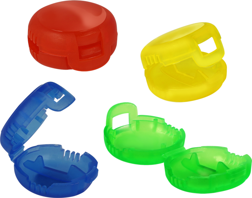 Cable Marker Clips Assorted Colours 4x