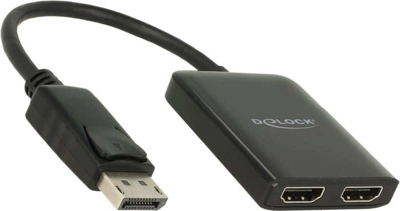 Delock Rozdzielacz DisplayPort - HDMI1:2