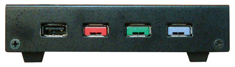 LINDY USB-A Port Blocker 4x/1x Key