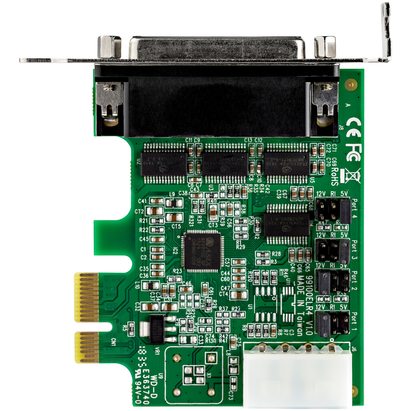 Placa PCIe StarTech 4portas serial RS232