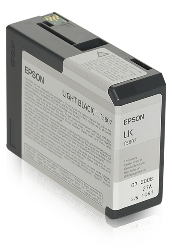 Epson T580700 Tinte hellschwarz
