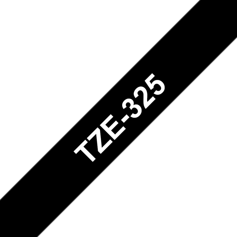 Nastro di scrittura TZe-325 9mmx8m nero