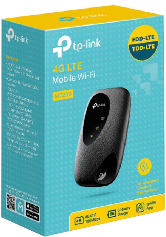 TP-LINK M7200 Mobile 4G/LTE WLAN Router