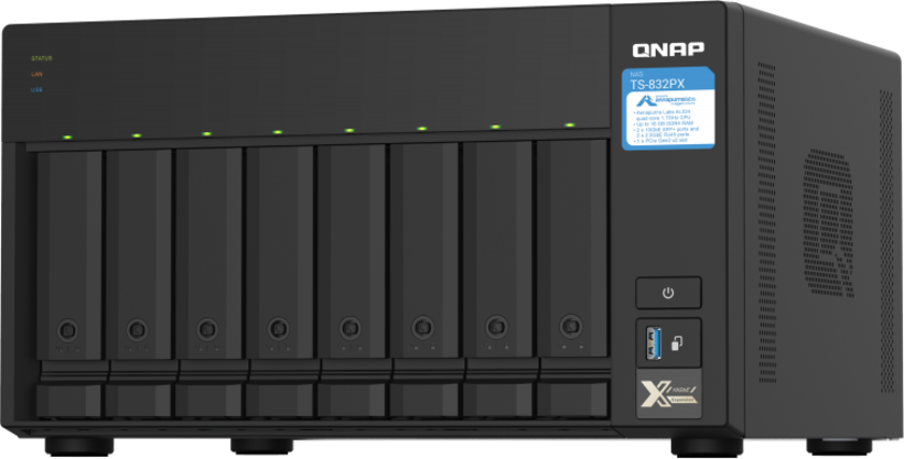 QNAP TS-832PX 4 GB 8 rekeszes NAS