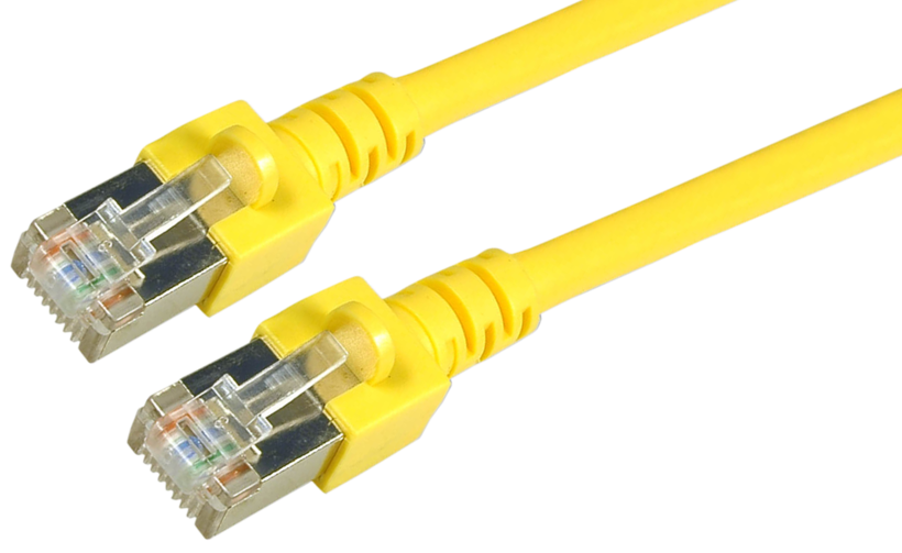Câble patch RJ45 SF/UTP Cat5e 20 m jaune