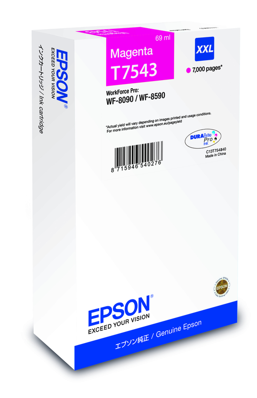 Epson T7543 XXL tinta, magenta