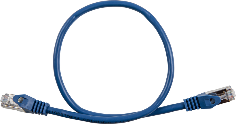 Patch Cable Cat5e,SF/UTP, 15 m, Blue