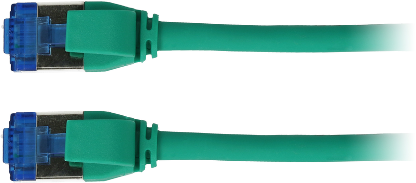 Câble patch RJ45 S/FTP Cat6a, 10 m, vert