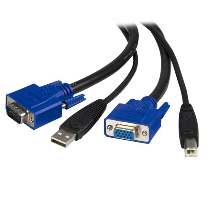 StarTech KVM Cable 2-in-1 USB+VGA 1.83m