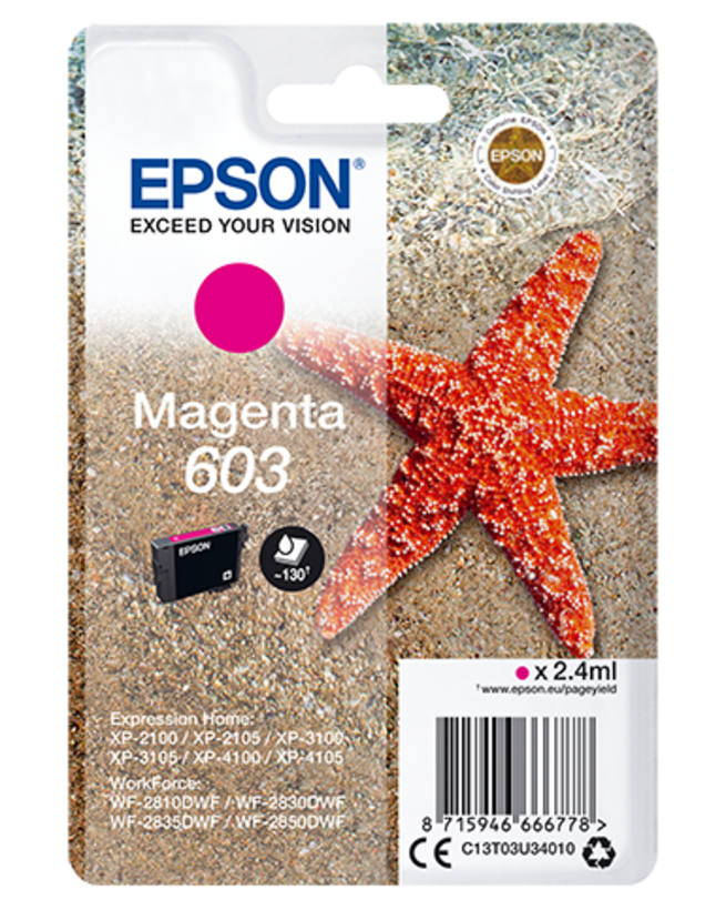 Epson 603 tinta, magenta