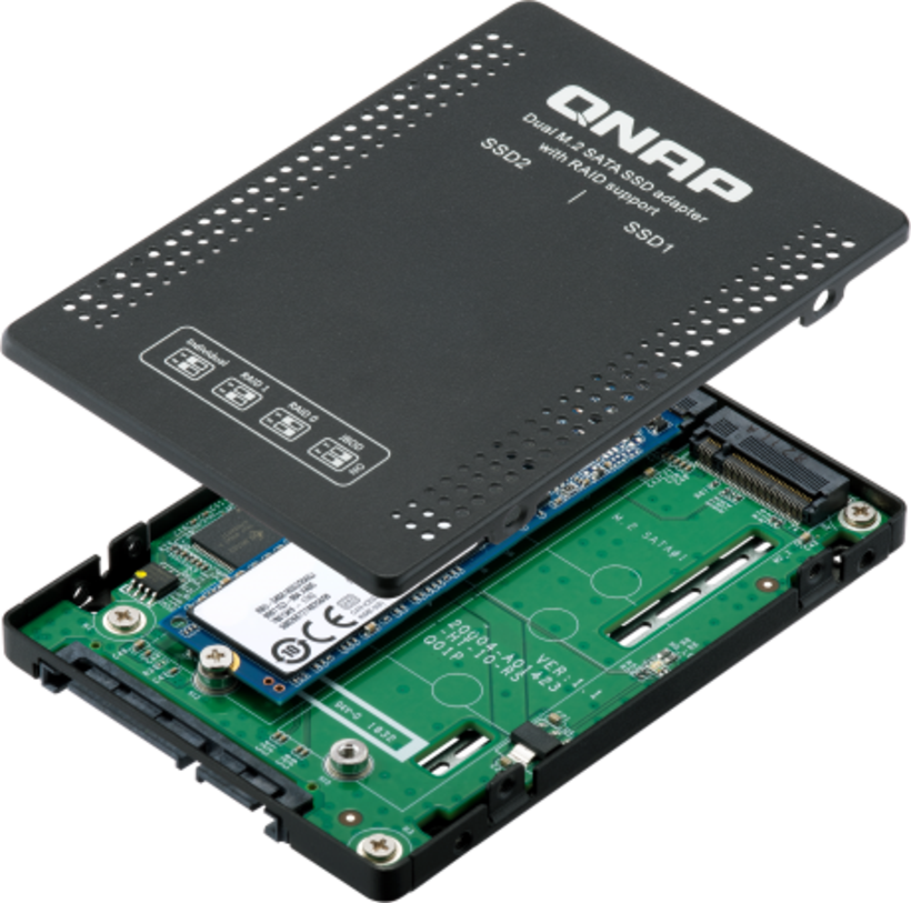 QNAP M.2 NVMe SSD adapter