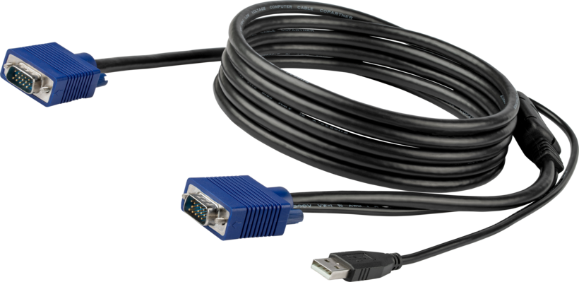 Cable KVM StarTech VGA USB 3 m