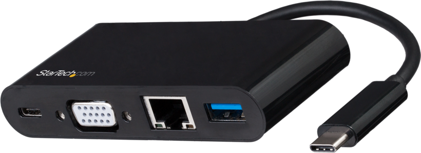 USB-C 3.0 - VGA/USB/RJ45 m/f adapter